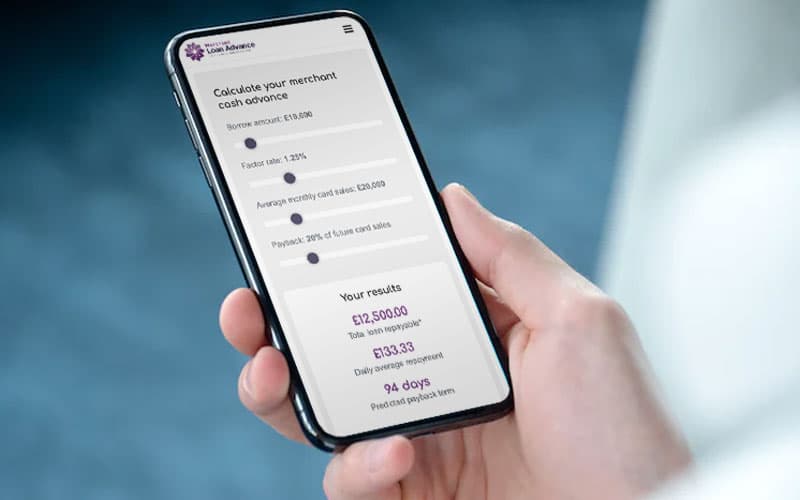 Merchant Cash Advance Loan Calculator image