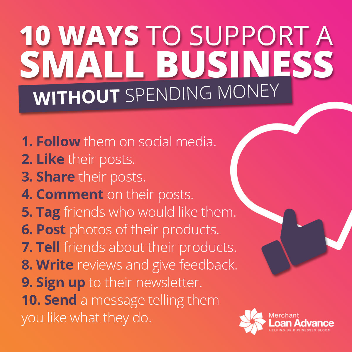10 simple ways to support a small business without spending money